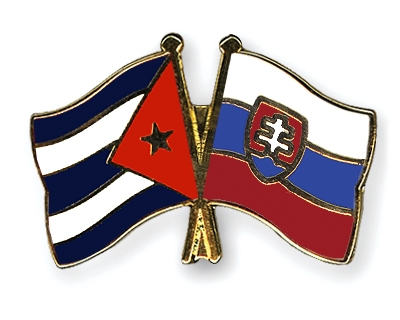 Fahnen Pins Kuba Slowakei