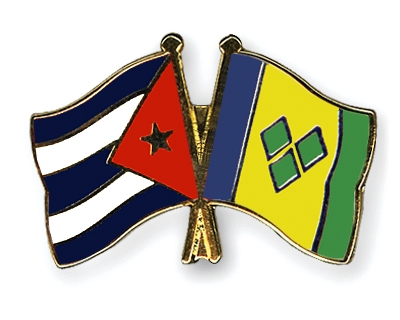 Fahnen Pins Kuba St-Vincent-und-die-Grenadinen