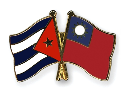 Fahnen Pins Kuba Taiwan