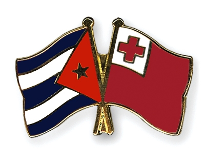 Fahnen Pins Kuba Tonga