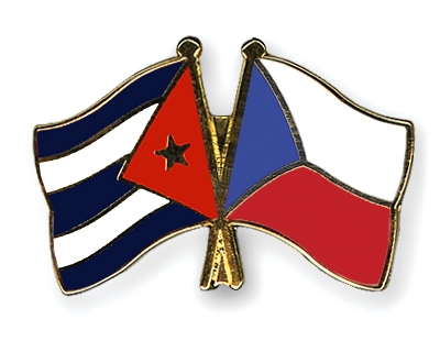 Fahnen Pins Kuba Tschechische-Republik