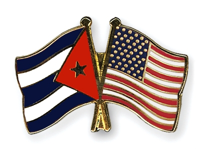 Fahnen Pins Kuba USA