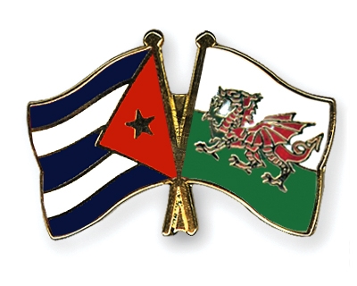 Fahnen Pins Kuba Wales