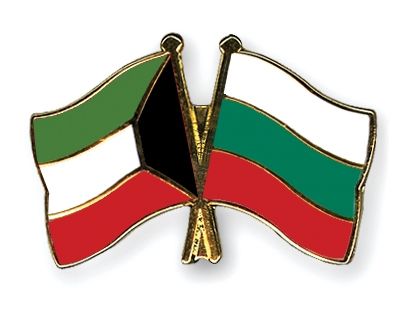 Fahnen Pins Kuwait Bulgarien