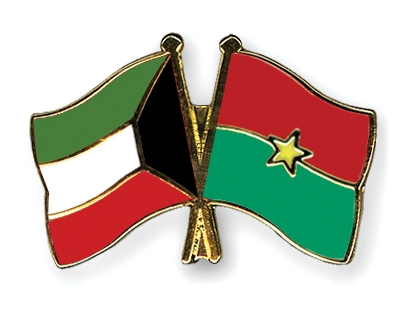 Fahnen Pins Kuwait Burkina-Faso