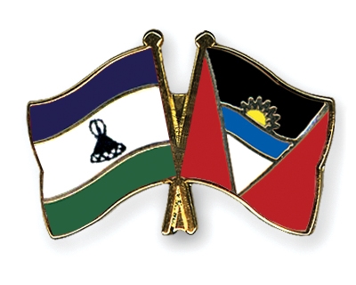 Fahnen Pins Lesotho Antigua-und-Barbuda