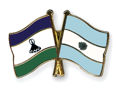Fahnen Pins Lesotho Argentinien