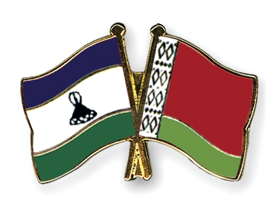 Fahnen Pins Lesotho Belarus