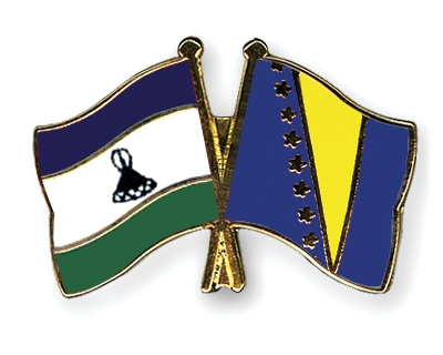 Fahnen Pins Lesotho Bosnien-und-Herzegowina