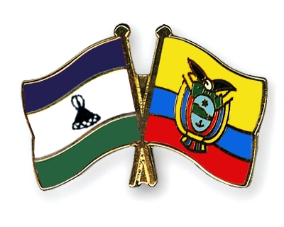 Fahnen Pins Lesotho Ecuador