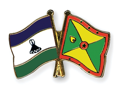 Fahnen Pins Lesotho Grenada