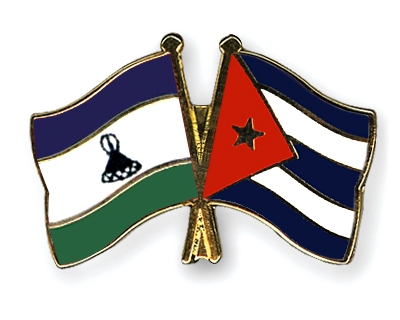 Fahnen Pins Lesotho Kuba