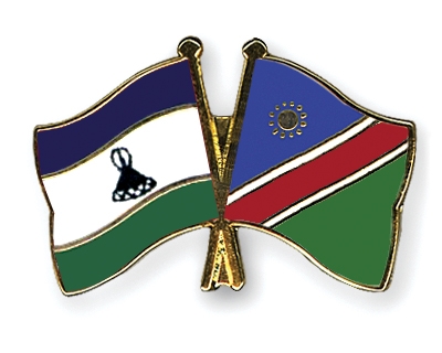 Fahnen Pins Lesotho Namibia