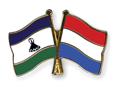 Fahnen Pins Lesotho Niederlande