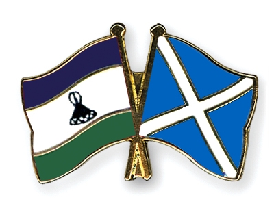 Fahnen Pins Lesotho Schottland