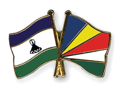 Fahnen Pins Lesotho Seychellen