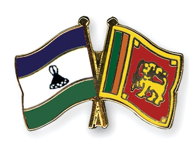 Fahnen Pins Lesotho Sri-Lanka