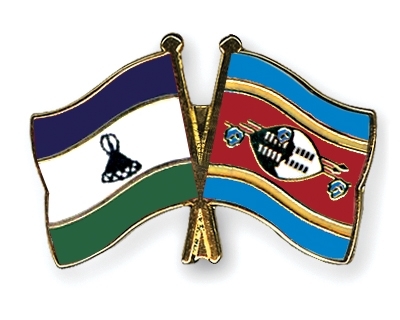 Fahnen Pins Lesotho Swasiland