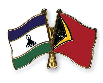 Fahnen Pins Lesotho Timor-Leste