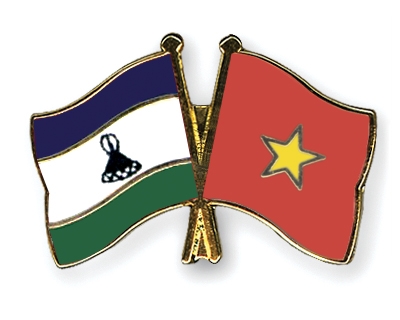 Fahnen Pins Lesotho Vietnam