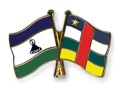 Fahnen Pins Lesotho Zentralafrikanische-Republik