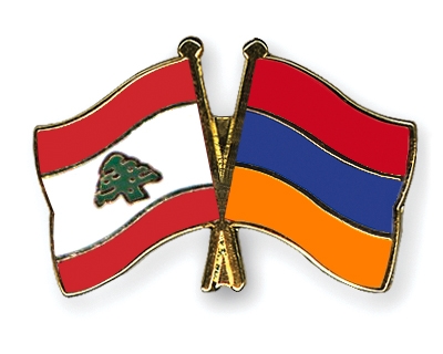 Fahnen Pins Libanon Armenien