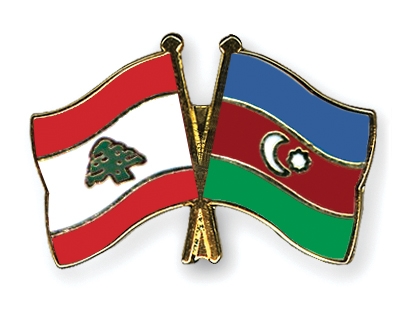 Fahnen Pins Libanon Aserbaidschan