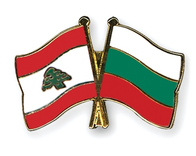 Fahnen Pins Libanon Bulgarien