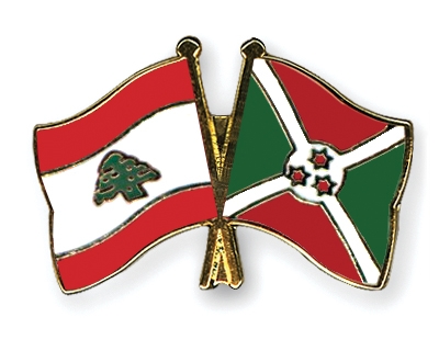 Fahnen Pins Libanon Burundi