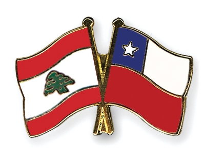 Fahnen Pins Libanon Chile