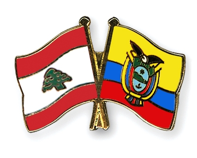 Fahnen Pins Libanon Ecuador