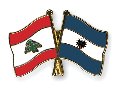 Fahnen Pins Libanon El-Salvador
