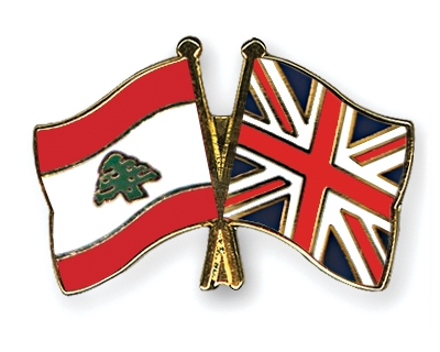 Fahnen Pins Libanon Grossbritannien