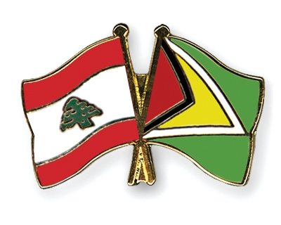 Fahnen Pins Libanon Guyana