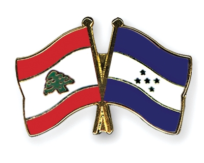 Fahnen Pins Libanon Honduras
