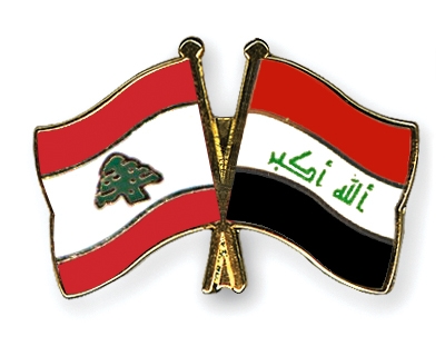 Fahnen Pins Libanon Irak