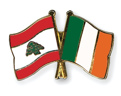 Fahnen Pins Libanon Irland