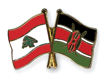Fahnen Pins Libanon Kenia