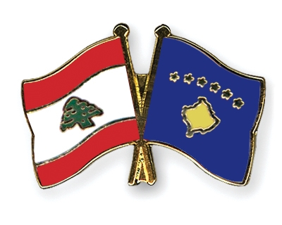 Fahnen Pins Libanon Kosovo