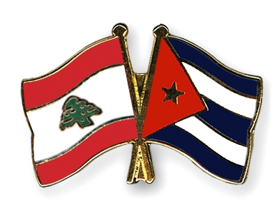 Fahnen Pins Libanon Kuba