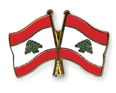 Fahnen Pins Libanon Libanon