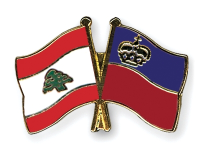 Fahnen Pins Libanon Liechtenstein