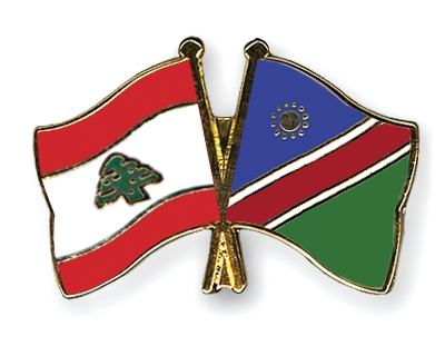 Fahnen Pins Libanon Namibia