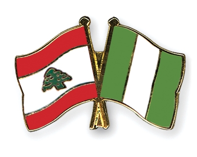 Fahnen Pins Libanon Nigeria