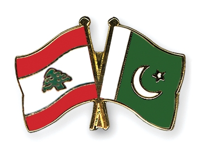 Fahnen Pins Libanon Pakistan