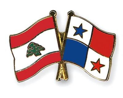 Fahnen Pins Libanon Panama