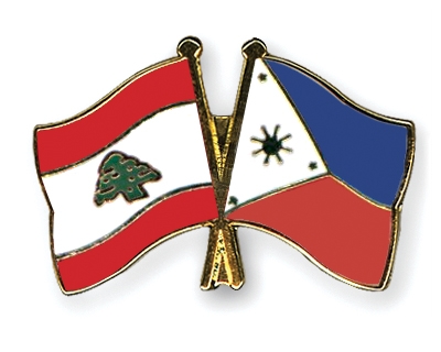 Fahnen Pins Libanon Philippinen