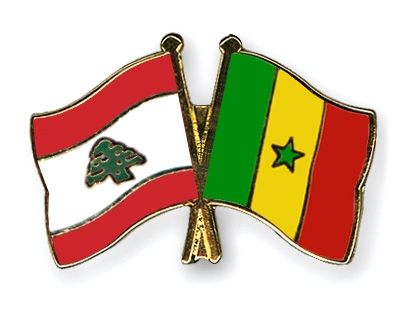 Fahnen Pins Libanon Senegal