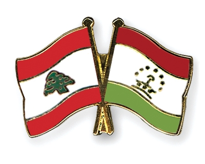 Fahnen Pins Libanon Tadschikistan