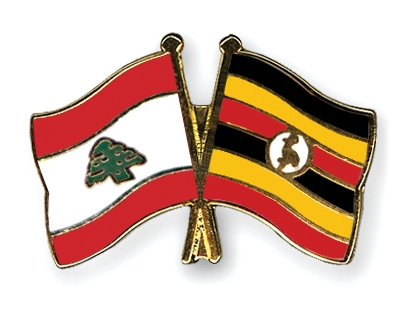 Fahnen Pins Libanon Uganda